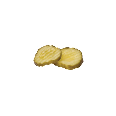 Bay Valley 61678 Count 1/8 Crinkle Cut Sliced Hamburger Dill Pickle 1 gal., PK4 12739631170